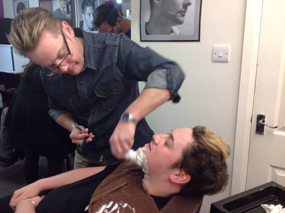 Men’s Wet Shave Training at The Salon!