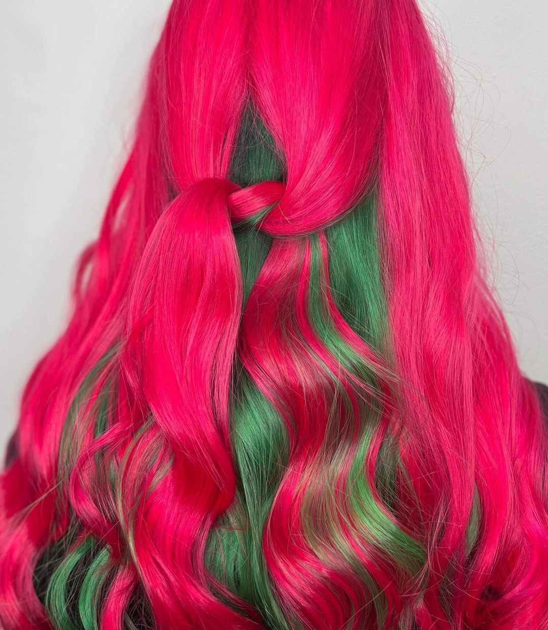 fashion coloured balayage hair colour at the salon in Durham