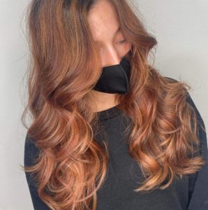 Rose Gold Balayage at The Salon, Durham