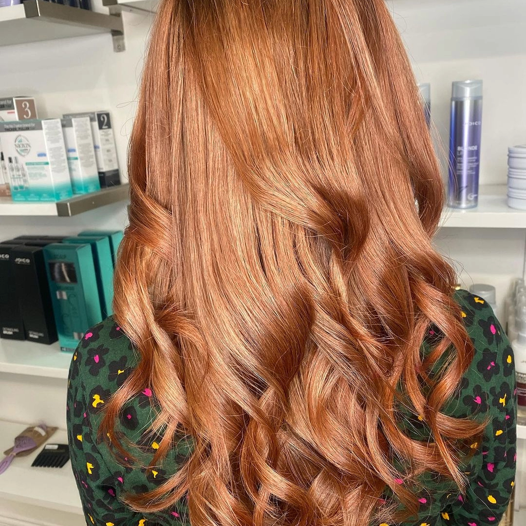 copper hair transformation durham