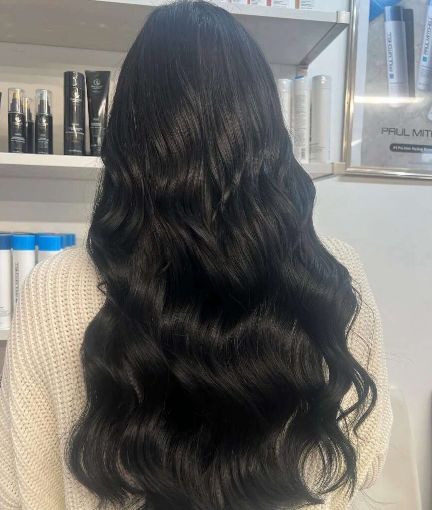 weft hair extensions at the salon durham