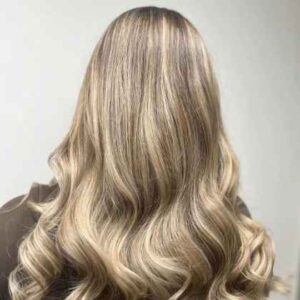 creamy blonde hair colour for spring 2026 at the salon langley park