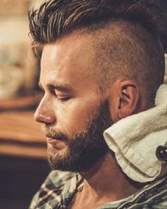 The-Slick-Back-Beard-Combo-men´s-hairstyle's at The Salon, Durham
