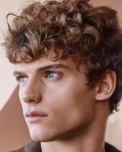 Curly hairstyles for men at The Salon, Langley Park
